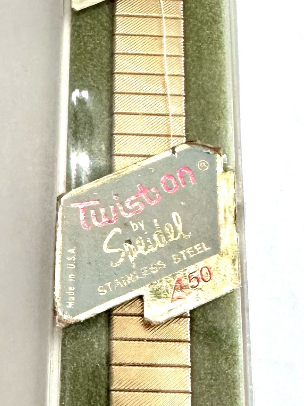 Speidel Twiston Gold Tone Stretch Watch Band